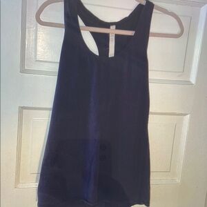 lululemon athletica Navy Racerback Tank Top